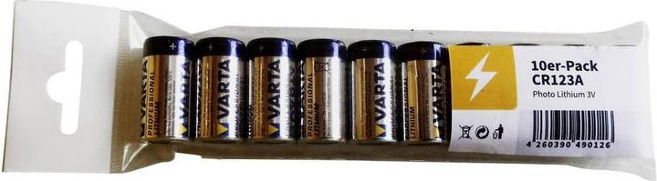 Varta Professional Photo CRLithiumBatterie (10 Stk., RCR123A, 1430 mAh)