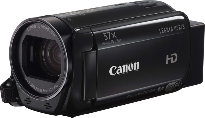 Actual product image Canon LEGRIA HF R78 Black (3.28 Mpx, 50p, 32 x)