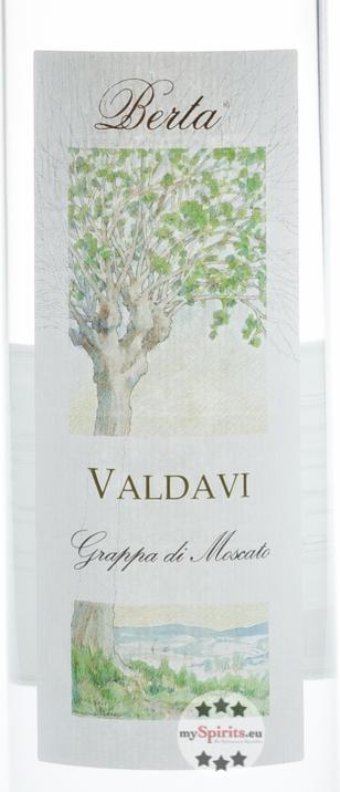 Produktbild Berta Grappa Valdavi Giovane Grappa di Moscato (1 x 70 cl)
