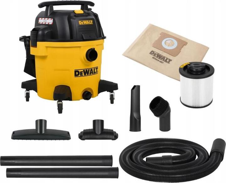 Image du produit DeWalt DXV34P-QT Stille Stofzuiger - Nat/Droog - 950W - 34L (Aspirateur eau et poussière)