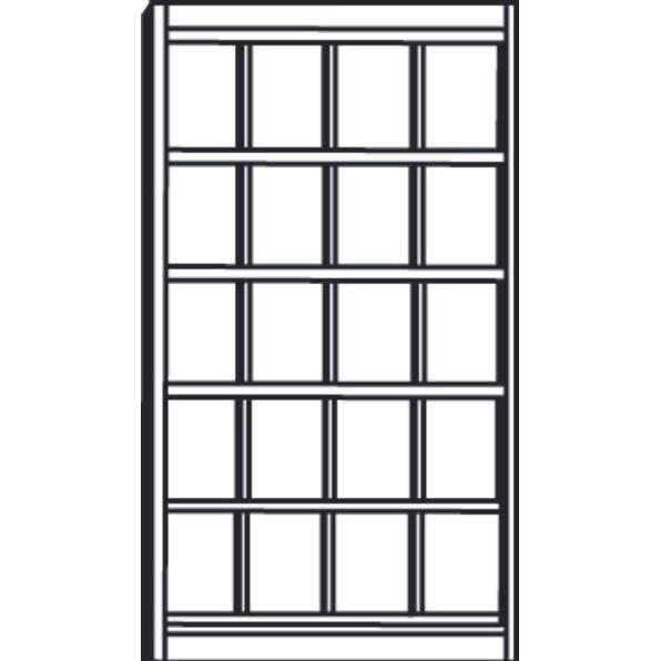 Thumbnail - Kerkmann, Prospektständer, Print-Prospektschrank, 20 x DIN A4, lichtgrau (A4)