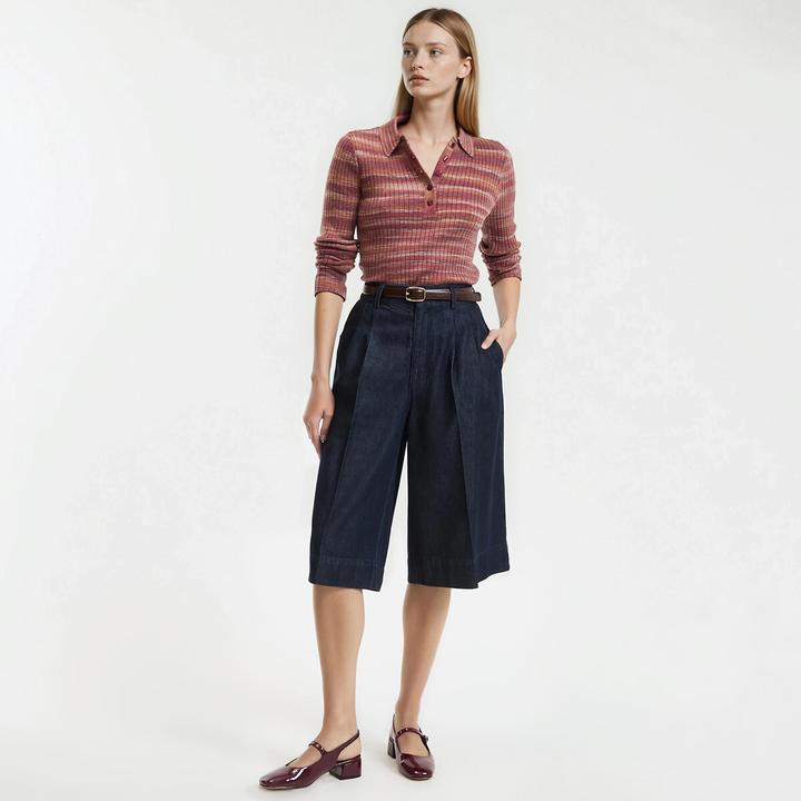 Produktbild La Redoute Collections Bermudas mit Bundfalten (42)