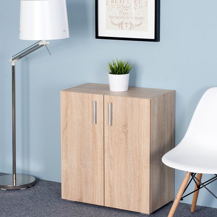 Actual product image Casaria Bookcase (77 x 60 x 30 cm)