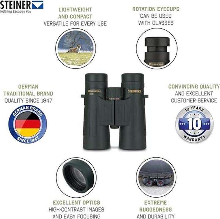 Produktbild Steiner Fernglas Observer 8x42 (8 x, 42 mm)