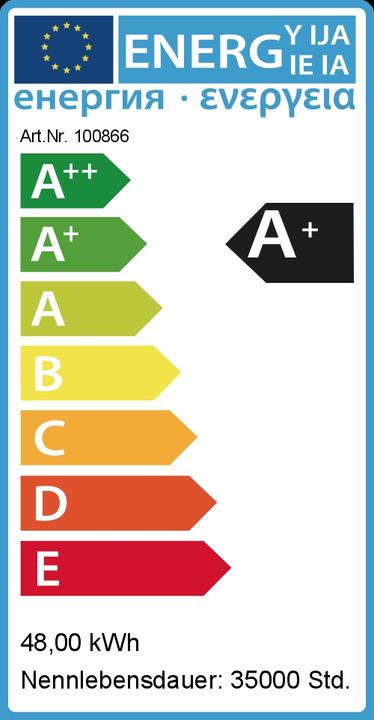 Energielabel Synergy 21 LED Flex Strip neutraal wit DC12V 48W IP20 (Neutraal wit, 500 cm, Interieur)