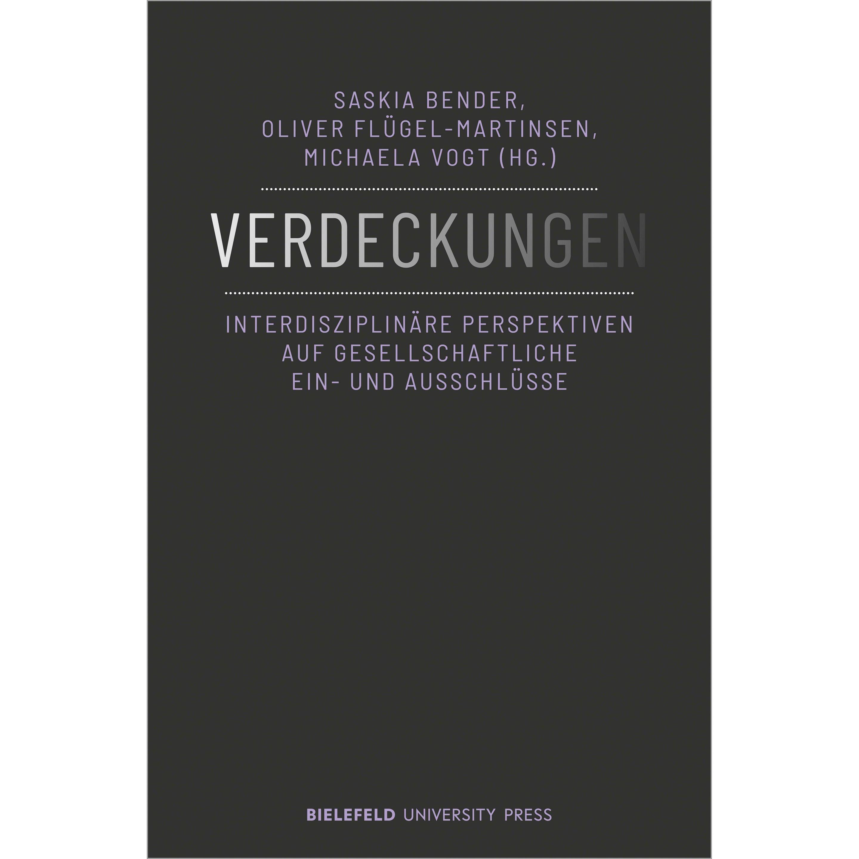 Verdeckungen, Fachbücher von Oliver Flügel-Martinsen, Michaela Vogt, Saskia Bender