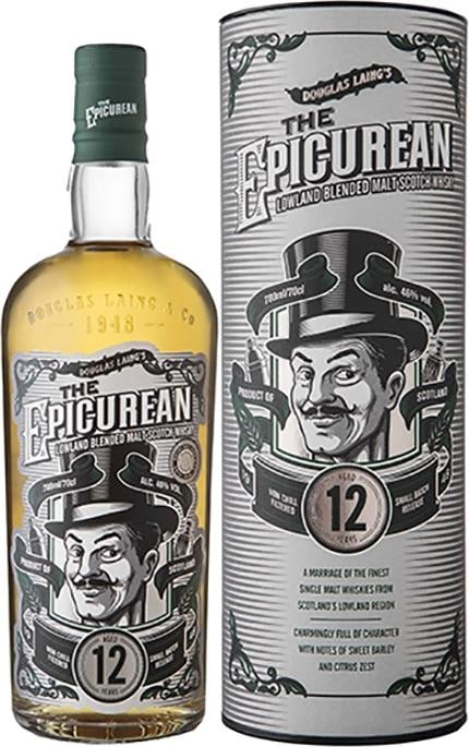 Douglas Laing THE EPICUREAN 12 Years Old Lowland Blended Malt 46% Vol. 0,7l in Geschenkbox (Blended Malt Whisky)
