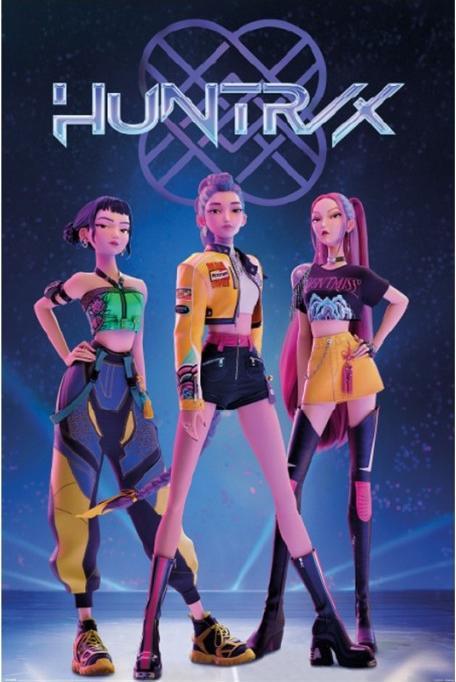 Image du produit Pyramid KPop Demon Hunters - Huntrix Key Art (30 x 40 cm)
