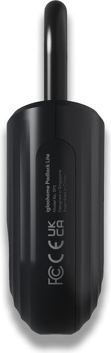 Actual product image Igloohome Padlock Lite, Fingerprint, Black