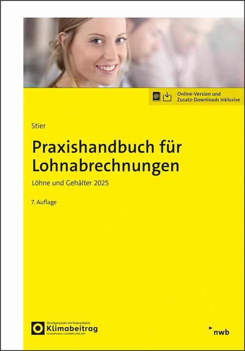 Actual product image Kiehl Praxishandbuch für Lohnabrechnungen (German, Markus Stier, Sabine Schütt, 2025)