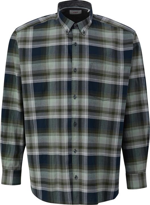 Produktbild s.Oliver Hemd Regular: Hemd aus Baumwollstretch (XXL)