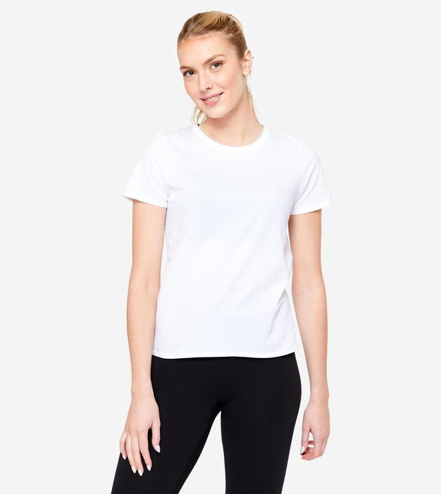 Produktbild Domyos Kurzarmshirt Damen Regular Fit Baumwolle (M)