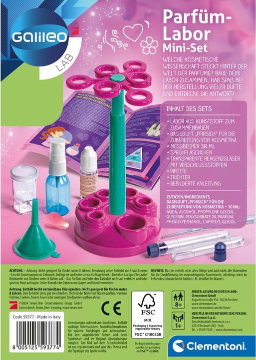 Produktbild Clementoni Galileo Parfüm-Labor Mini-Set
