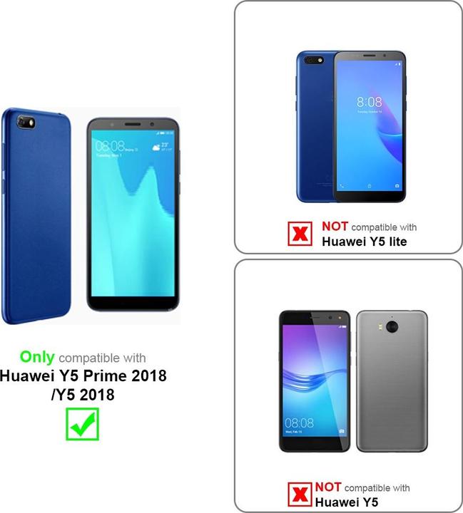 Immagine prodotto Cadorabo Custodia per Huawei Y5 PRIME 2018 / Y5 2018 universale (Huawei Y5 (2018), Huawei Y5 Prime 2018)