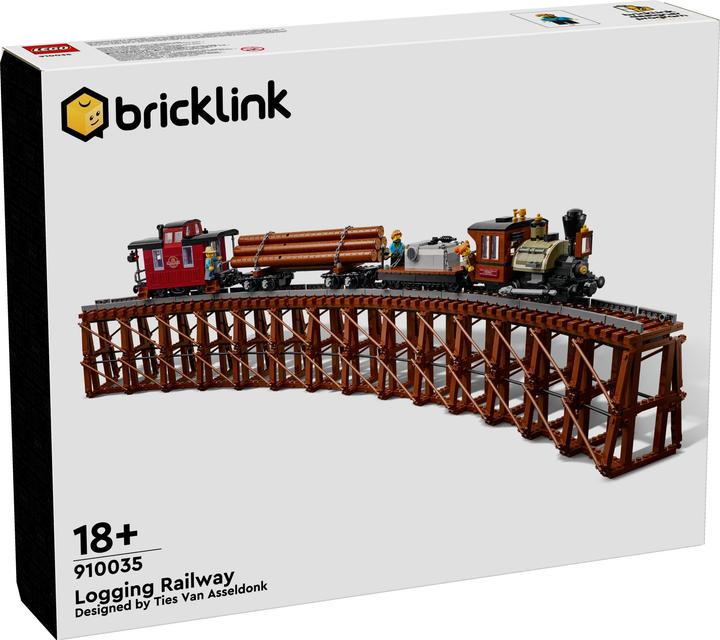Produktbild LEGO Bricklink Baumfäller-Eisenbahn (910035)