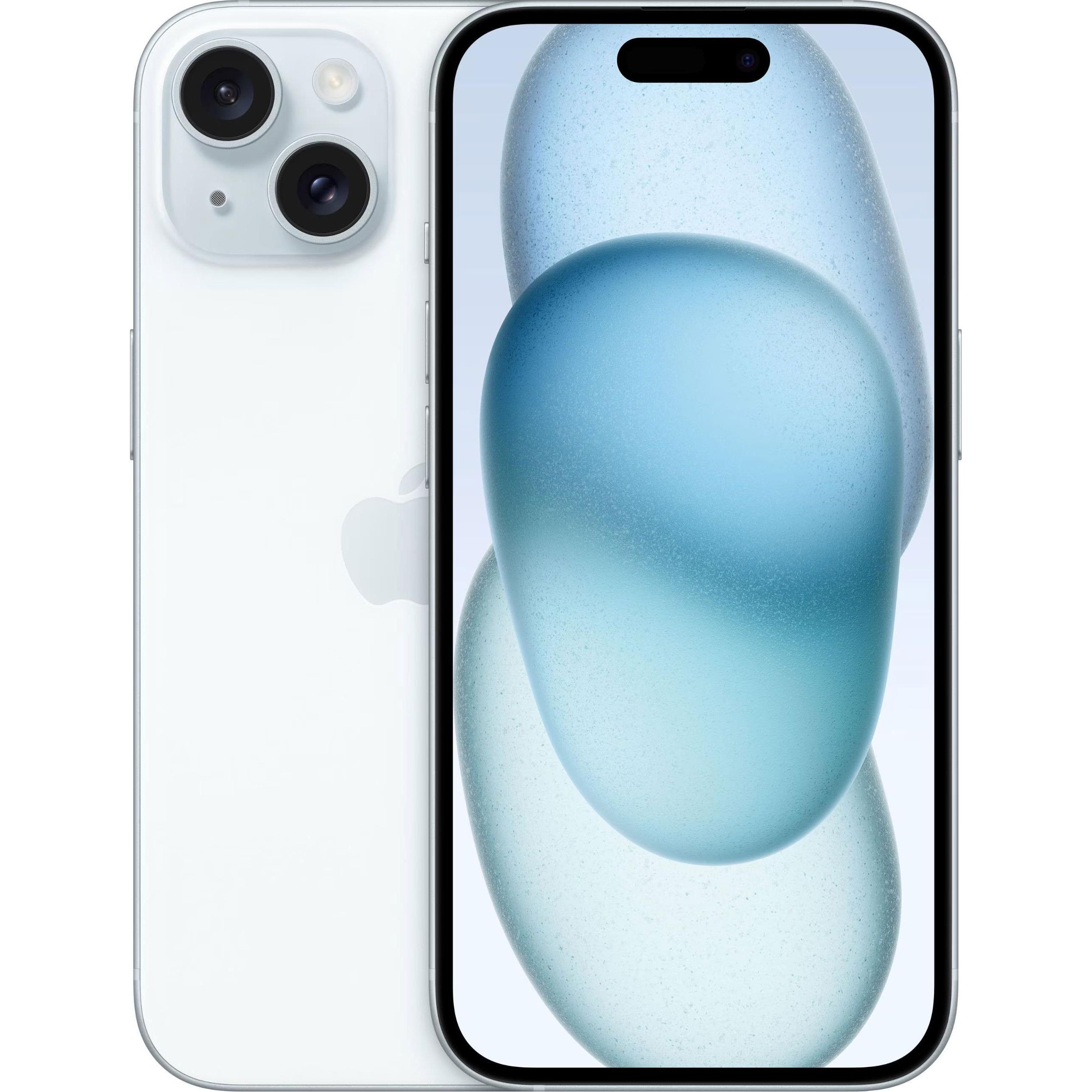 Apple iPhone 15 (512 GB, Blue, 6.10", SIM + eSIM, 48 Mpx, 5G), Smartphone, Blau