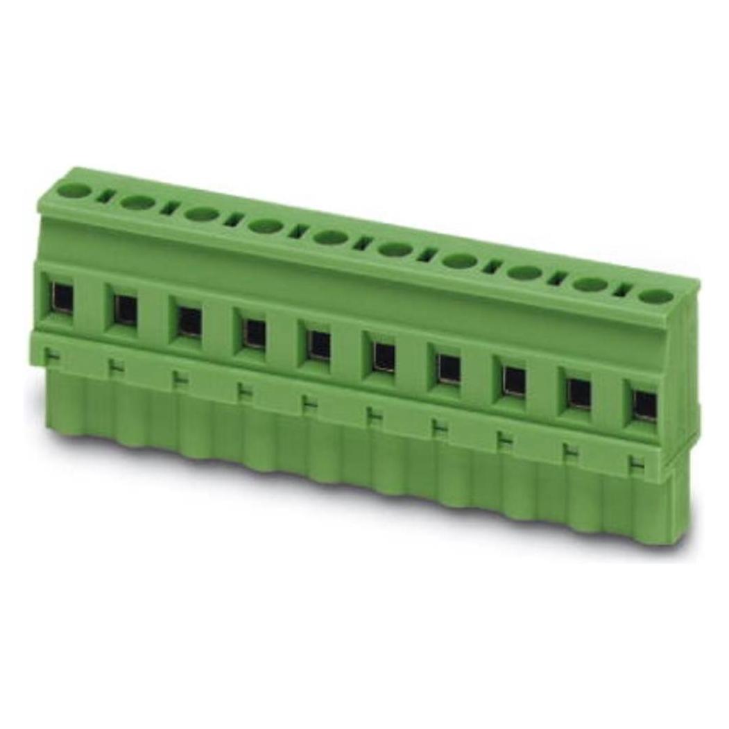 Phoenix Contact Plug-in housing, 7.5mm pitch, 2 way, Elektronikkabel + Stecker, Grün