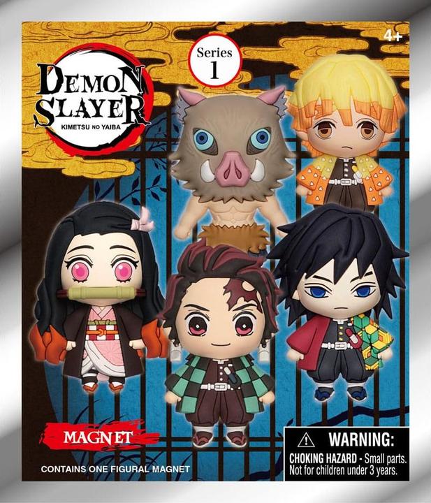 Produktbild Monogram Int. Demon Slayer: Kimetsu no Yaiba Relief-Magnete Series 1 Display (12) (12 x)
