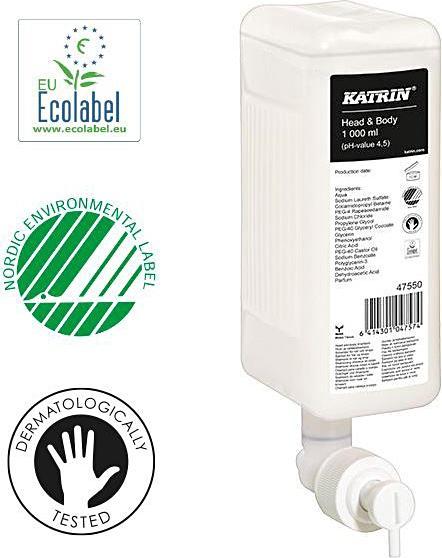 Actual product image Katrin Liquid soap Head&Body 1000ml (1000 ml)