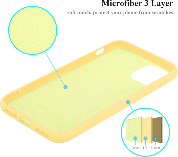 Produktbild Cadorabo TPU Liquid Silicone Case Cover (Apple iPhone 11 Pro)