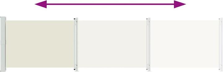 Produktbild vidaXL Seitenmarkise (6 m)