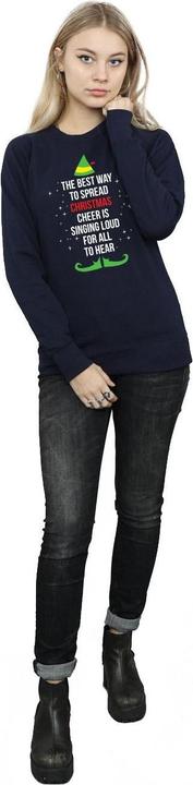 Produktbild Elf Christmas Cheer Text Sweatshirt (S)