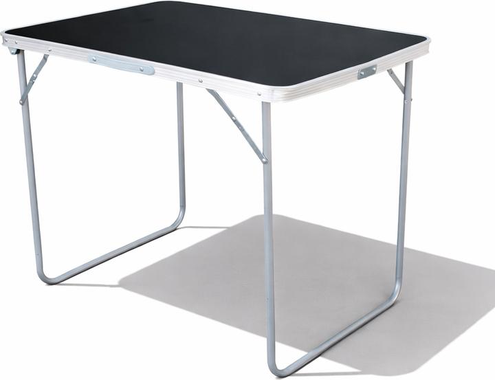 Mojawo 3-tlg. Camping Set Gartenmöbel Campingtisch 2 x Campingstuhl schwarz