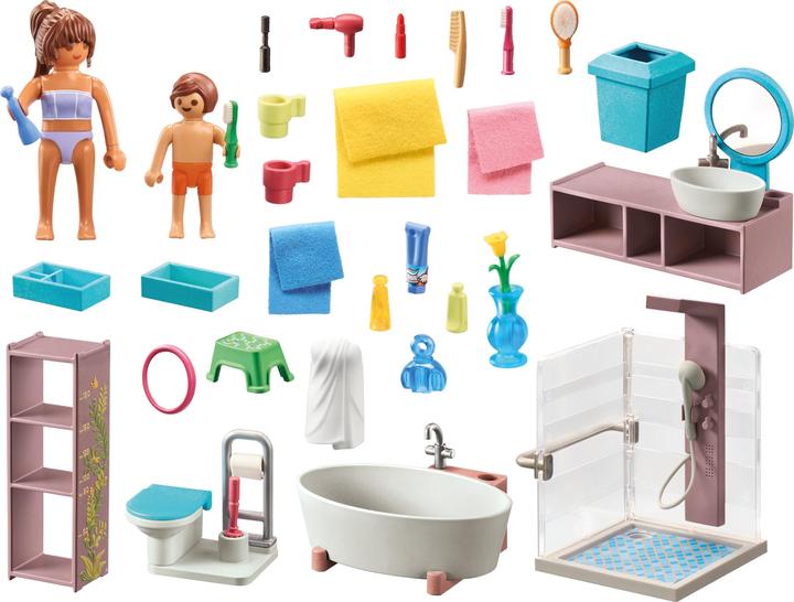 Actual product image Playmobil Bathroom (71611, Playmobil My Life)