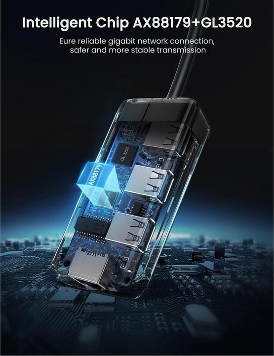 Image du produit Ugreen USB 3.0 Hub (USB-A, 4 ports)