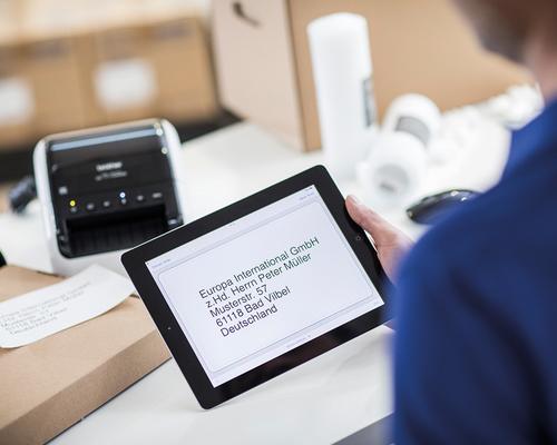 Actual product image Brother QL-1110NWBc (300 dpi)