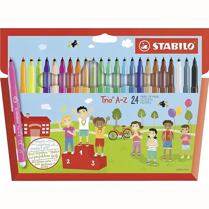 Produktbild STABILO Trio A-Z (24x)