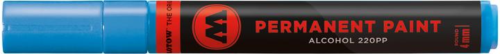 Actual product image Molotow Brand 220PP refillable 4mm shock blue medium (shock blue medium, 4 mm, 1 x)
