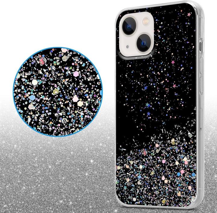 Actual product image Cadorabo TPU cover sparkling glitter (Apple iPhone 13 mini)