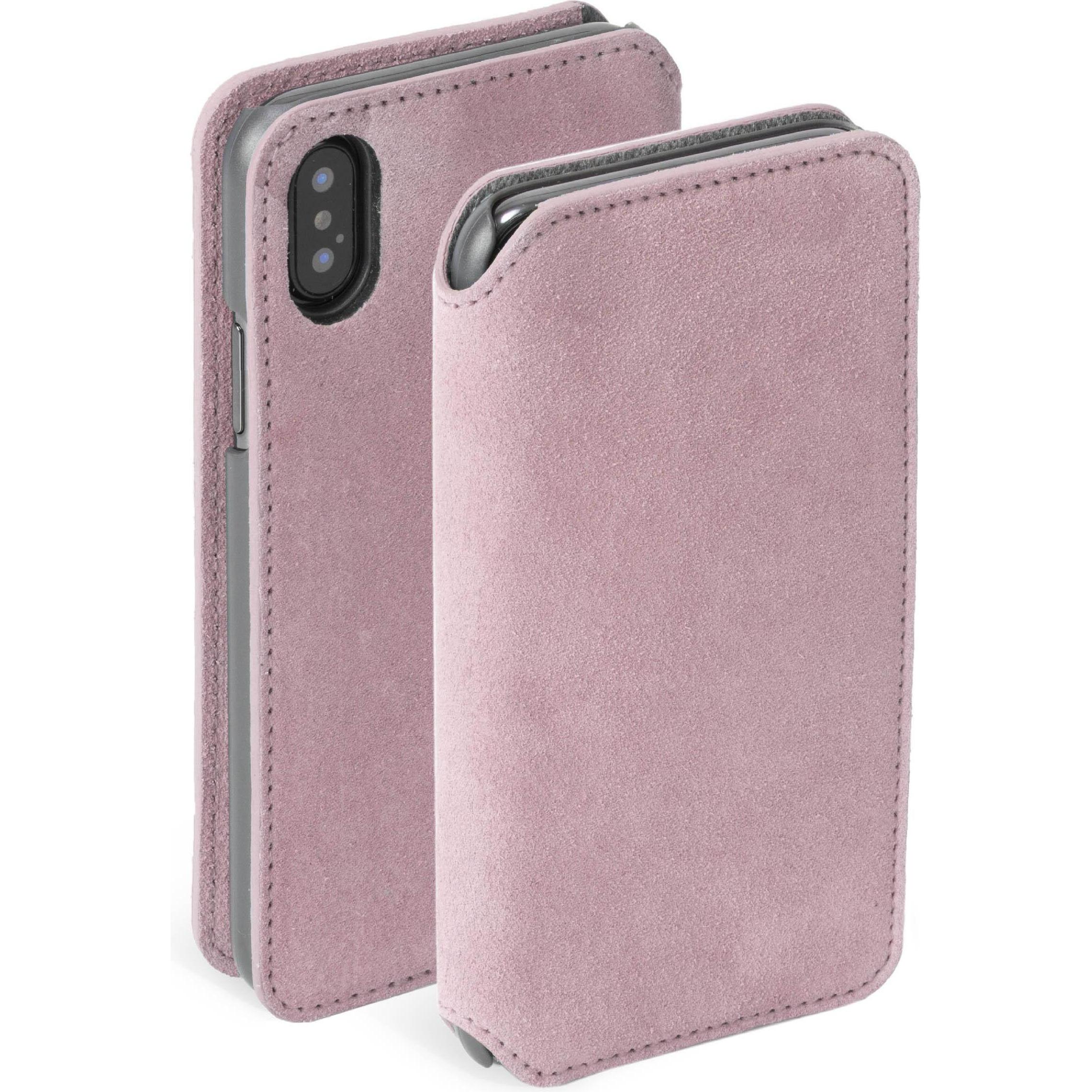 Krusell Broby 4 Card SlimWallet Apple iPhone XS Max pink (Apple iPhone XS Max), Smartphone Hülle, Pink