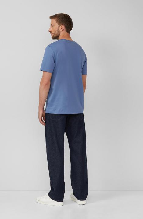 Produktbild S.Oliver T-Shirt T-Shirt aus merzerisierter Baumwolle mit Logo-Detail (M)