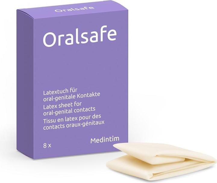 Produktbild Medintim Oralsafe Lecktuch Vanille (8 Stk.)