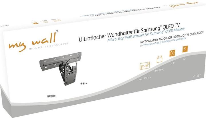 Image du produit myWall Support TV mural Inclinable+Pivotant, Rotatif (Mur, 50 kg, 55" - 65")