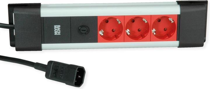 Image du produit Bachmann Steckdosenleiste (3x, CEE 7/3, Type 13, Type 15, Type 23, Type 25, Type 26, 2 m)