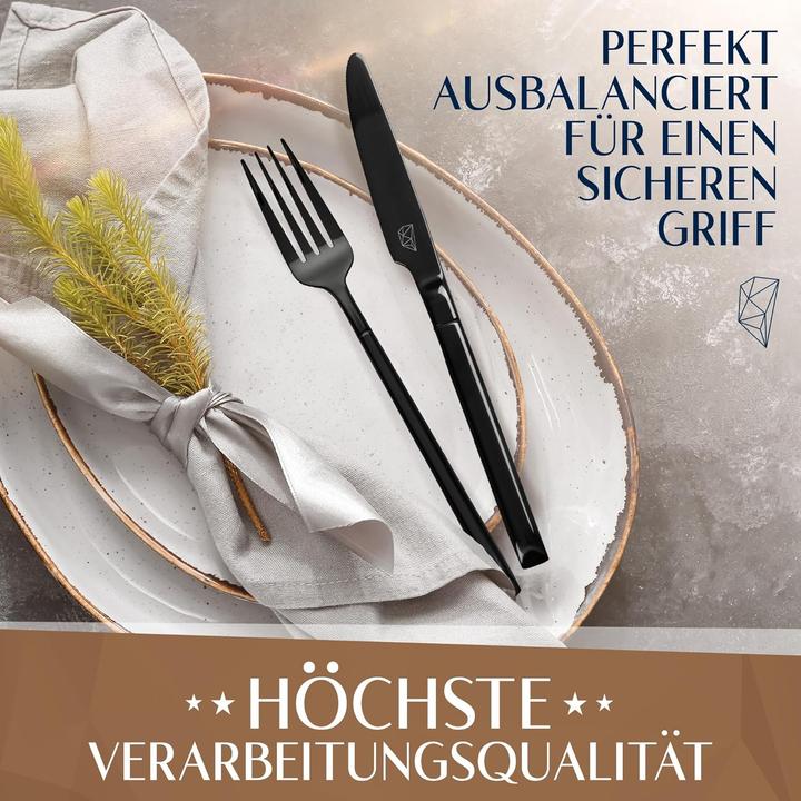 Produktbild Glavory Stellar 30-teiliges Besteck-Set (30 Stk., Besteck Set)