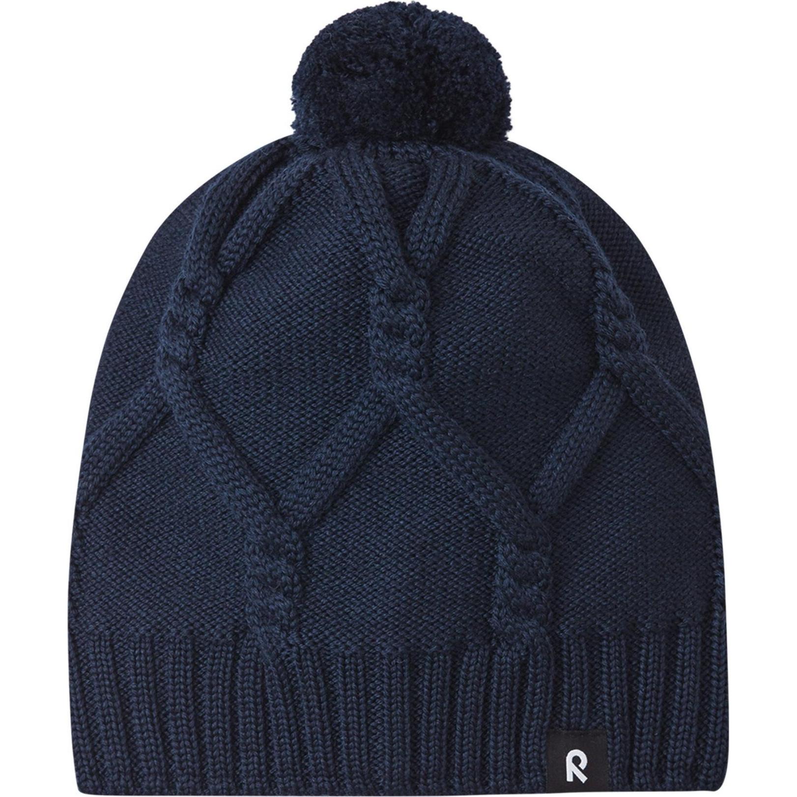 Reima, Mütze, Kinder Wollmütze Talvinen Navy, Blau, (52 - 54)