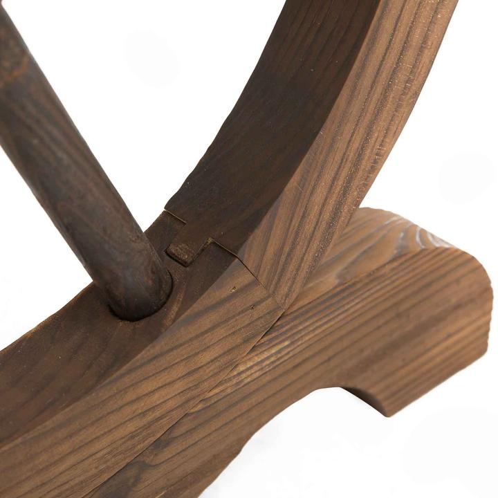 Image du produit Outsunny Table de jardin en forme de roue de chariot (115 cm)