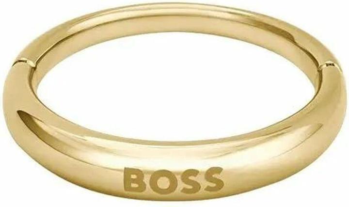 Actual product image Hugo Boss - Minimalist gold-plated ring for women 1580620 - Circuit: 55 mm (14)
