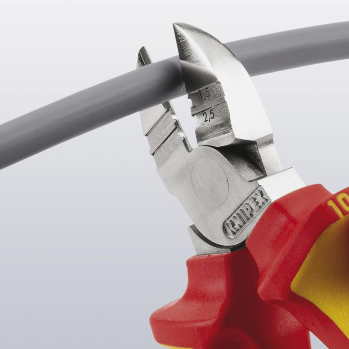 Immagine prodotto Knipex Tronchese laterale con spelacavi (160 mm)
