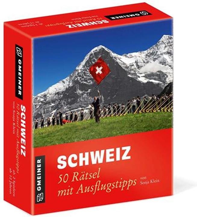 Actual product image Switzerland - 50 puzzles with excursion tips (German, 2 Players)