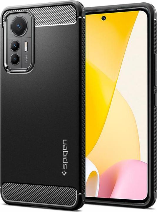 Spigen RUGGED ARMOR XIAOMI 12 LITE MATTE Juodas (Xiaomi 12 Lite)