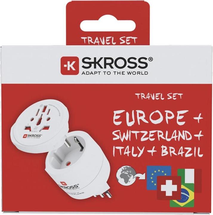 Produktbild Skross Combo World to Switzerland + Italy + Brasil