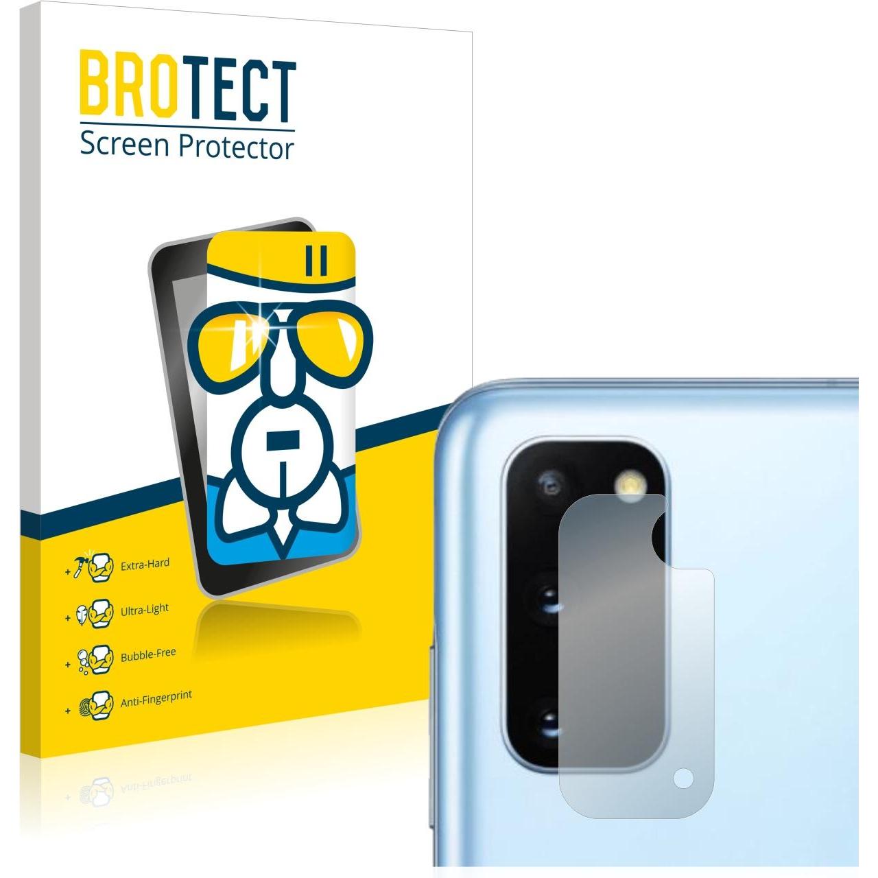 BROTECT AirGlass Panzerglasfolie (1 Stück, Samsung Galaxy S20), Smartphone Schutzfolie, Transparent