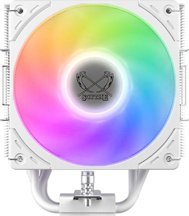 Actual product image Scythe Mugen 6 Dual Fan White ARGB Edition (weiss, 120 mm) (154 mm)