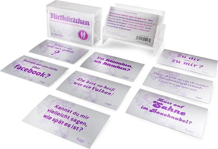 Actual product image Donkey Products Flirt cards (Deck of cards, German)