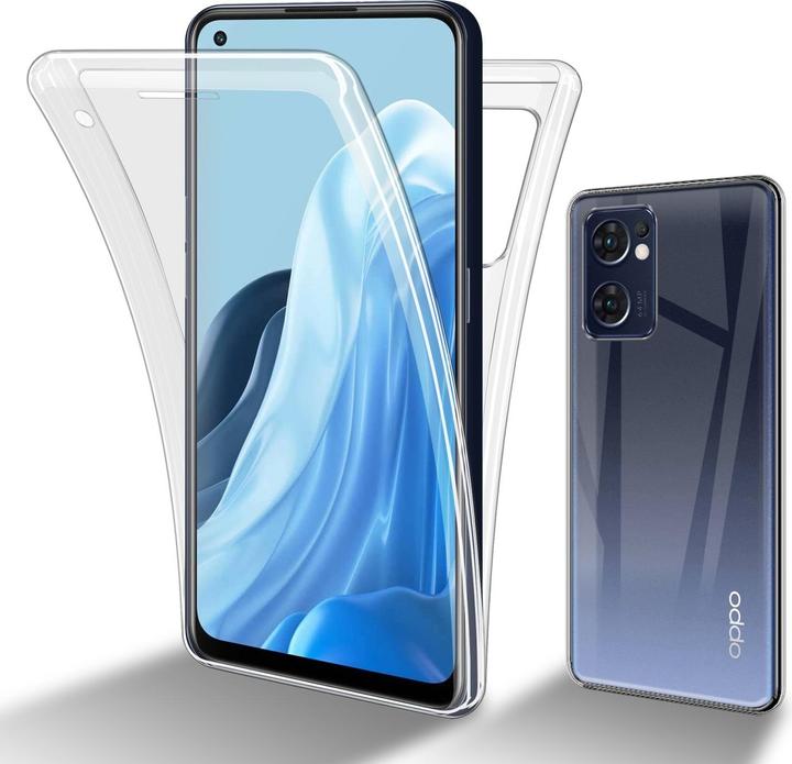 Produktbild Cadorabo TPU 360 Grad Case Hülle für Oppo FIND X5 LITE / Reno7 5G (Oppo Find X5 Lite, OPPO Reno7 Z 5G)